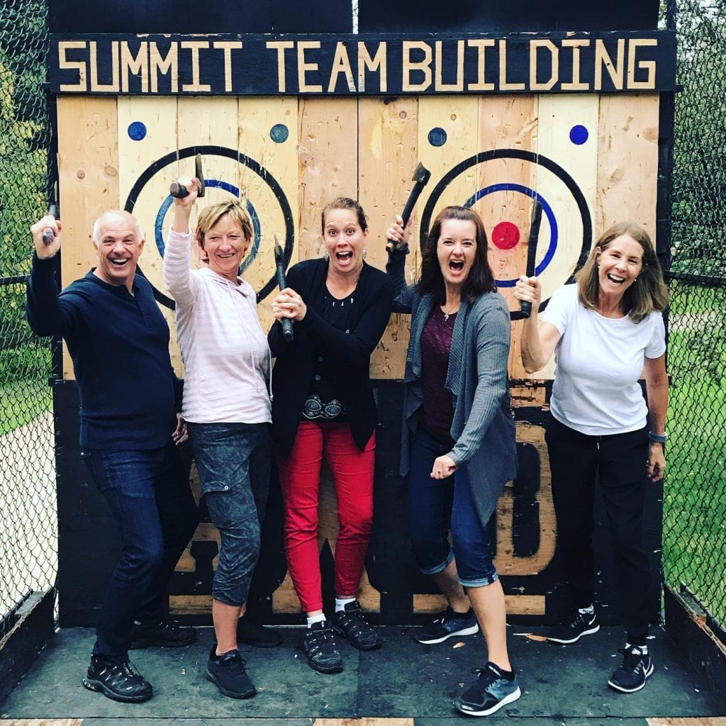 Group Games & Sports Ontario | AXED Throwing | Mobile Axe Throwing for Corporate Events