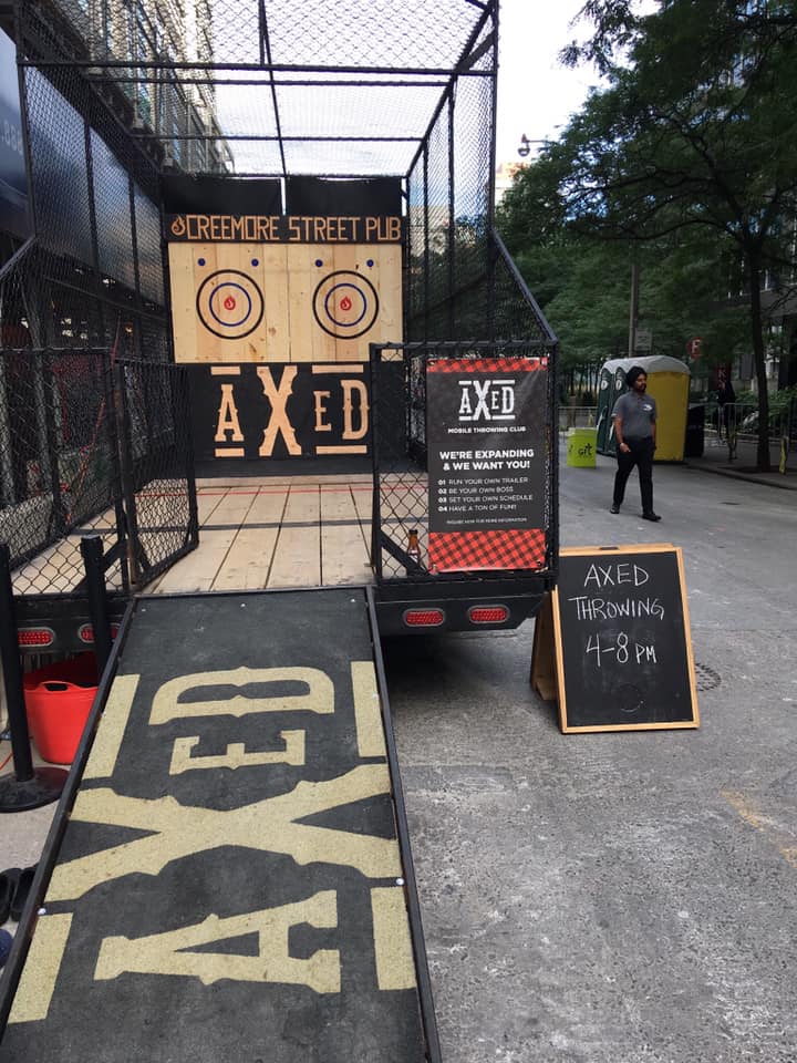 AXED Throwing | Mobile Axe Throwing for Corporate Events